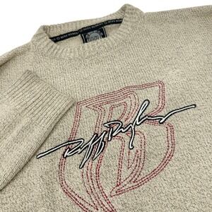 RUFF RYDERS DMX Vintage Y2K Crewneck Sweater Men's Rap Hip Hop Streetwear Large